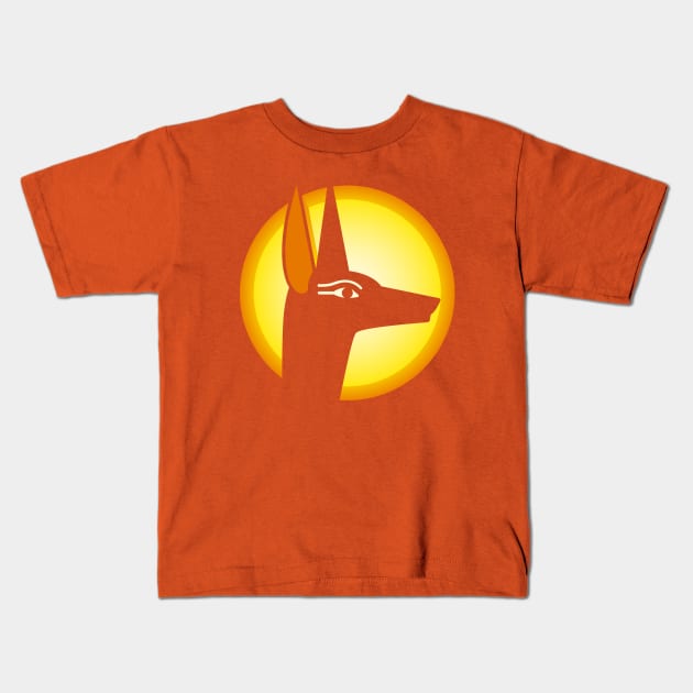 Jackal Lantern Alternate Kids T-Shirt by Ekliptik